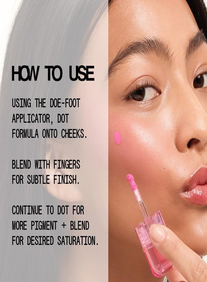 ABOUTFACE about-face Blush Rush Liquid Blush – Hydrating, Buildable Formula with Jojoba Oil, Hyaluronic Acid, and Squalane – Long-Lasting Dewy Finish – Vegan & Cruelty-Free (In the Dust – Rosy Mauve) - Image 4